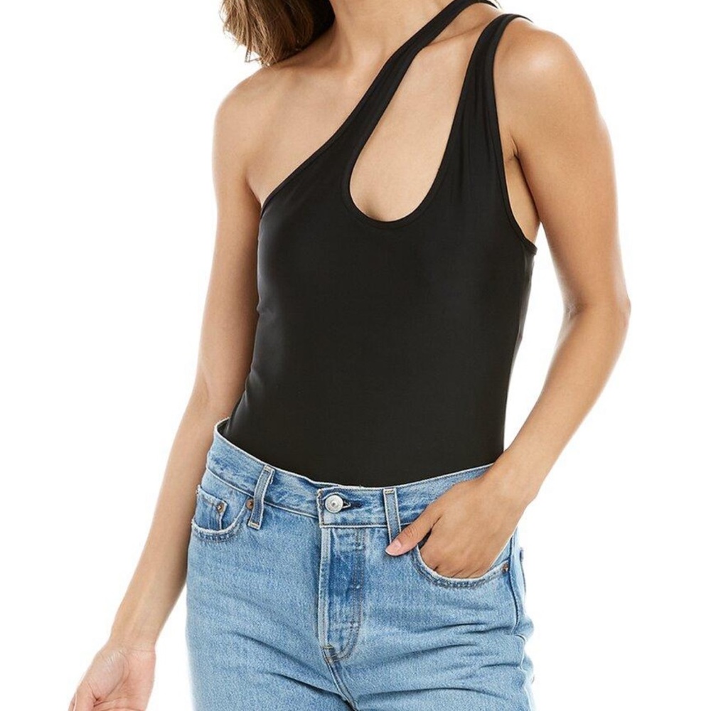 WeWoreWhat Asymmetrical Body Suit